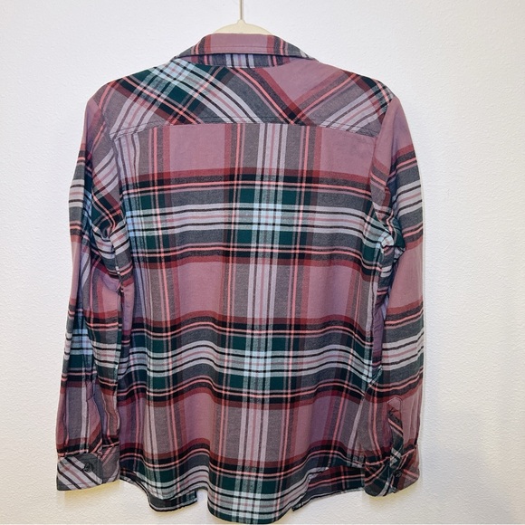DICKIES•Long-Sleeve, Purple Plaid, 100% Cotton Flannel, LRG - Picture 7 of 7